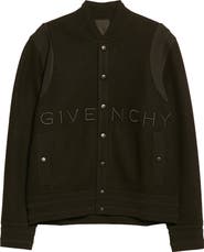 Givenchy Logo Virgin Wool Bomber Jacket | Nordstrom