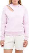 Marcella Bartlett Cutout Cotton Sweatshirt