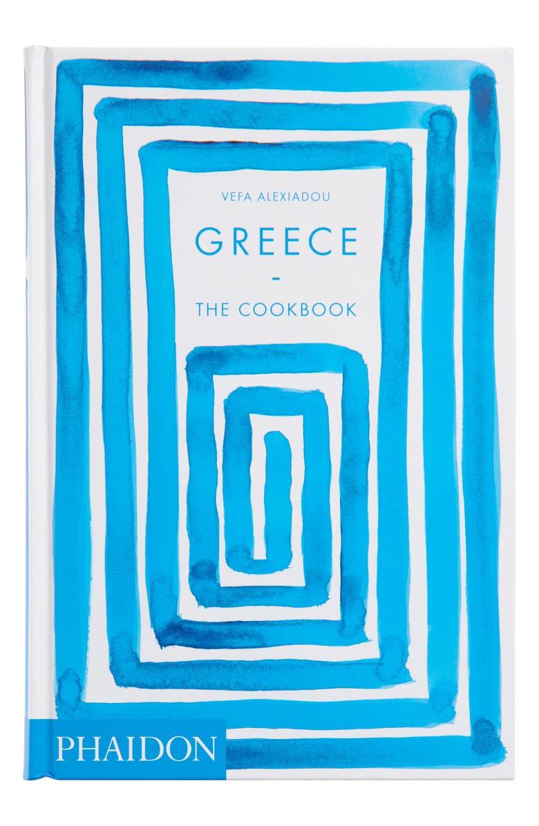 Phaidon Press 'Greece: The Cookbook' Book, Main, color, Blue/ White