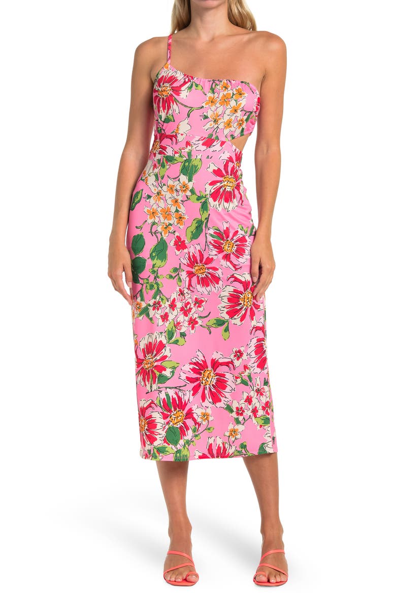 19 Cooper One Shoulder Bodycon Dress, Main, color,