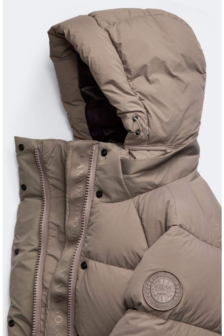 Junction Tonal Label 750 Fill Power Down Parka, Alternate, color, TAUPE GREY