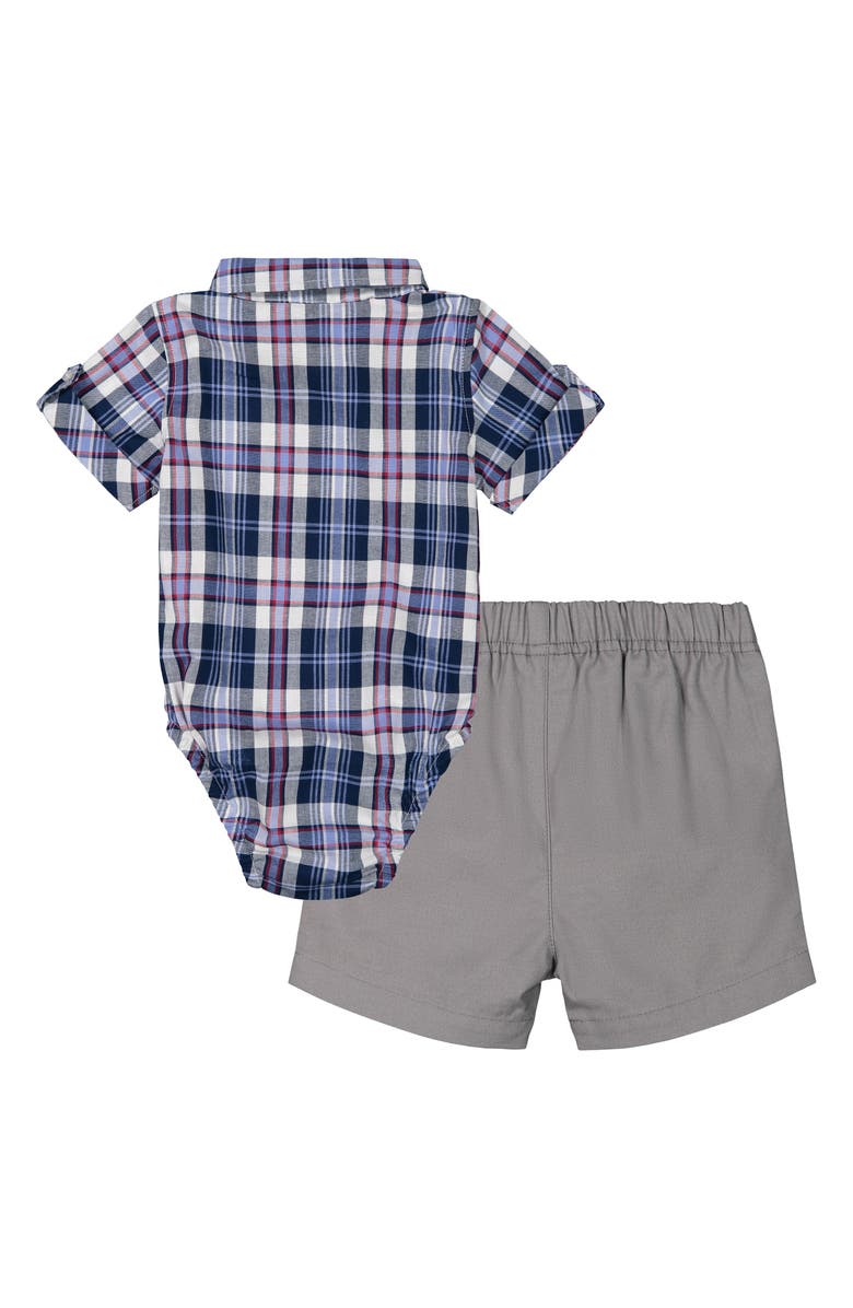 Andy & Evan Bodysuit, Shorts & Bow Tie Set, Alternate, color,