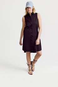 The Shirt The Sleeveless Shirt Dress