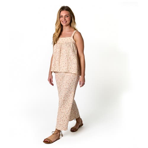 Modern Moments™ By Gerber Top And Cropped Pants Set In Beige Vine Floral