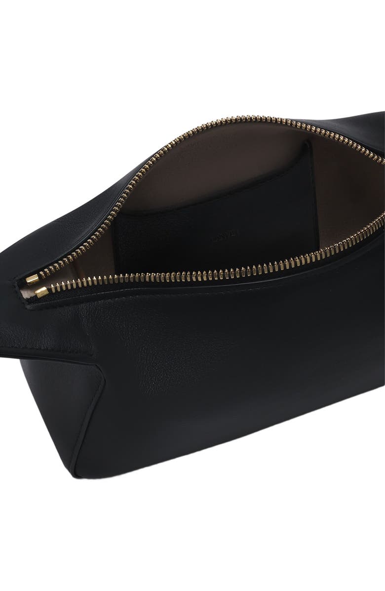 Lanvin Haute Séquence Leather Clutch Bag, Alternate, color, Black
