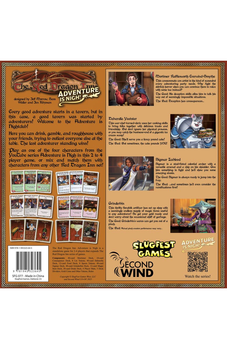 SlugFest Games The Red Dragon Inn Adventure Is Nigh Fantasy Tavern Board Game, Alternate, color, 