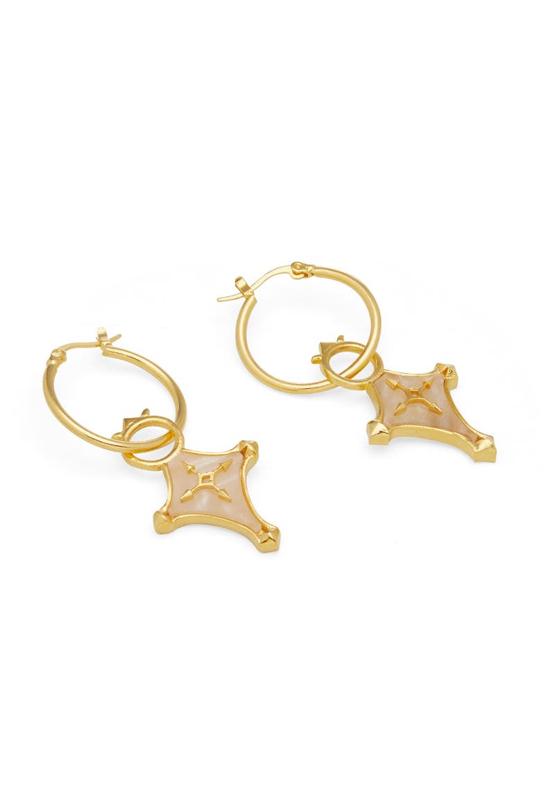 CRUZ EARRINGS, Alternate, color, Gold Plated