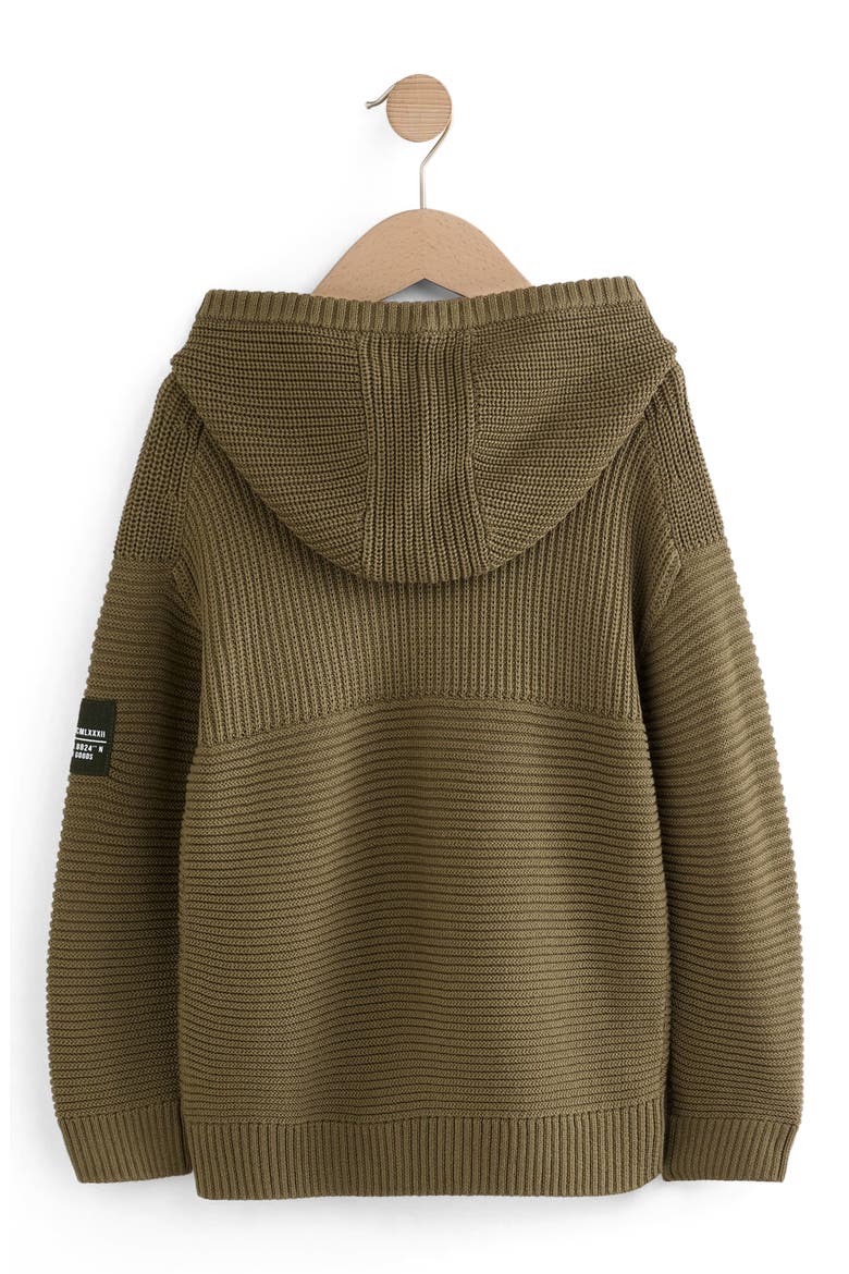 Kids' Sweater Hoodie, Alternate, color, GREEN