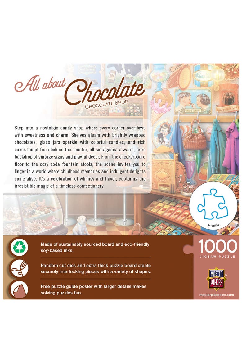 Chocolate Shop 1000 Piece Jigsaw Puzzle, Alternate, color, Multicolor
