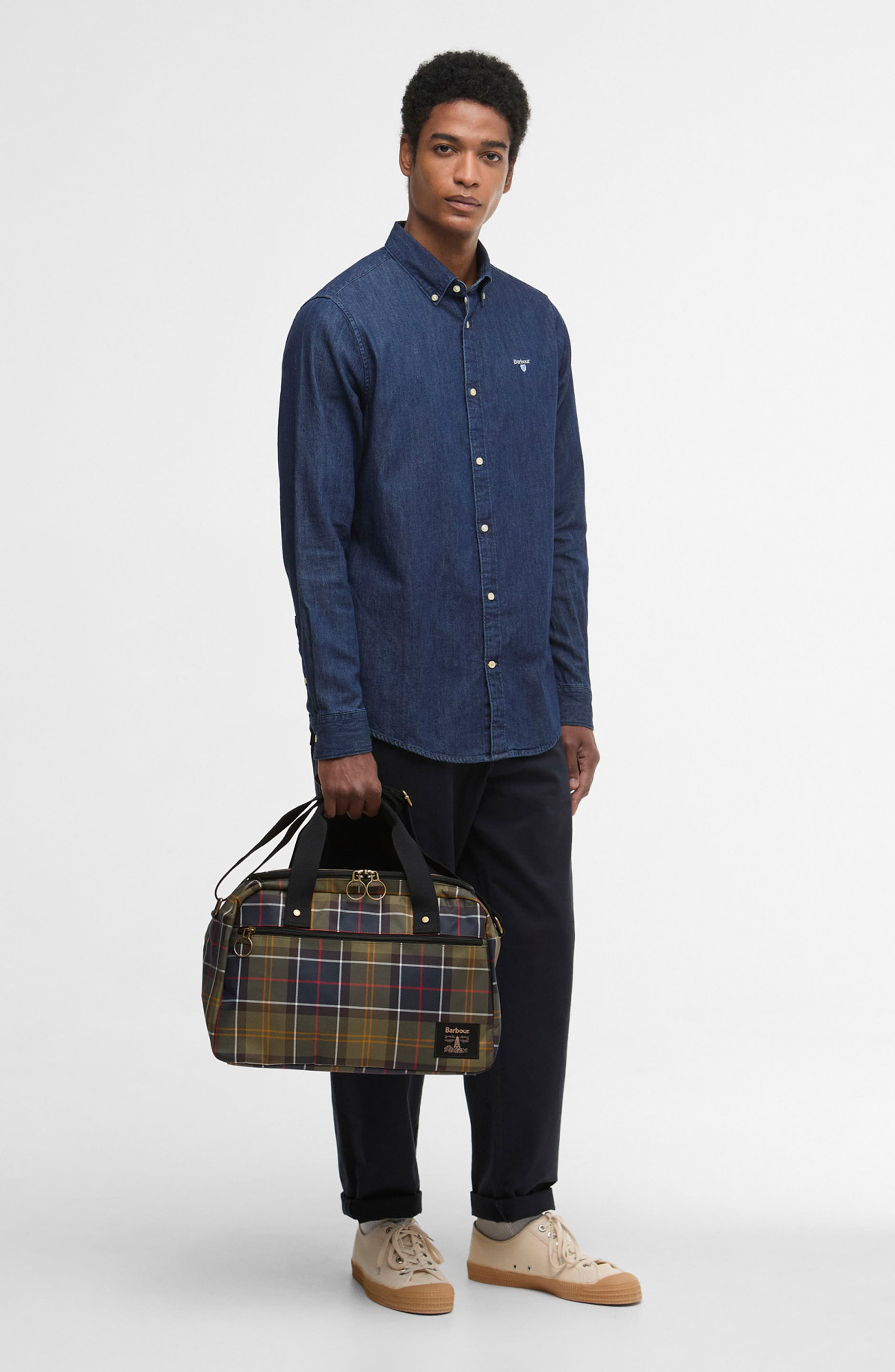 Barbour Torridon Tartan Flight Holdall Duffle Bag, Alternate, color, Classic Tartan