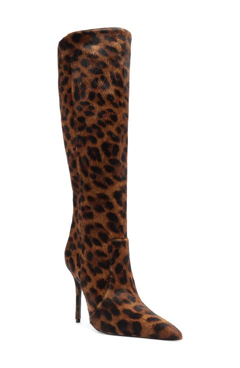 Samira Leather Knee High Boot