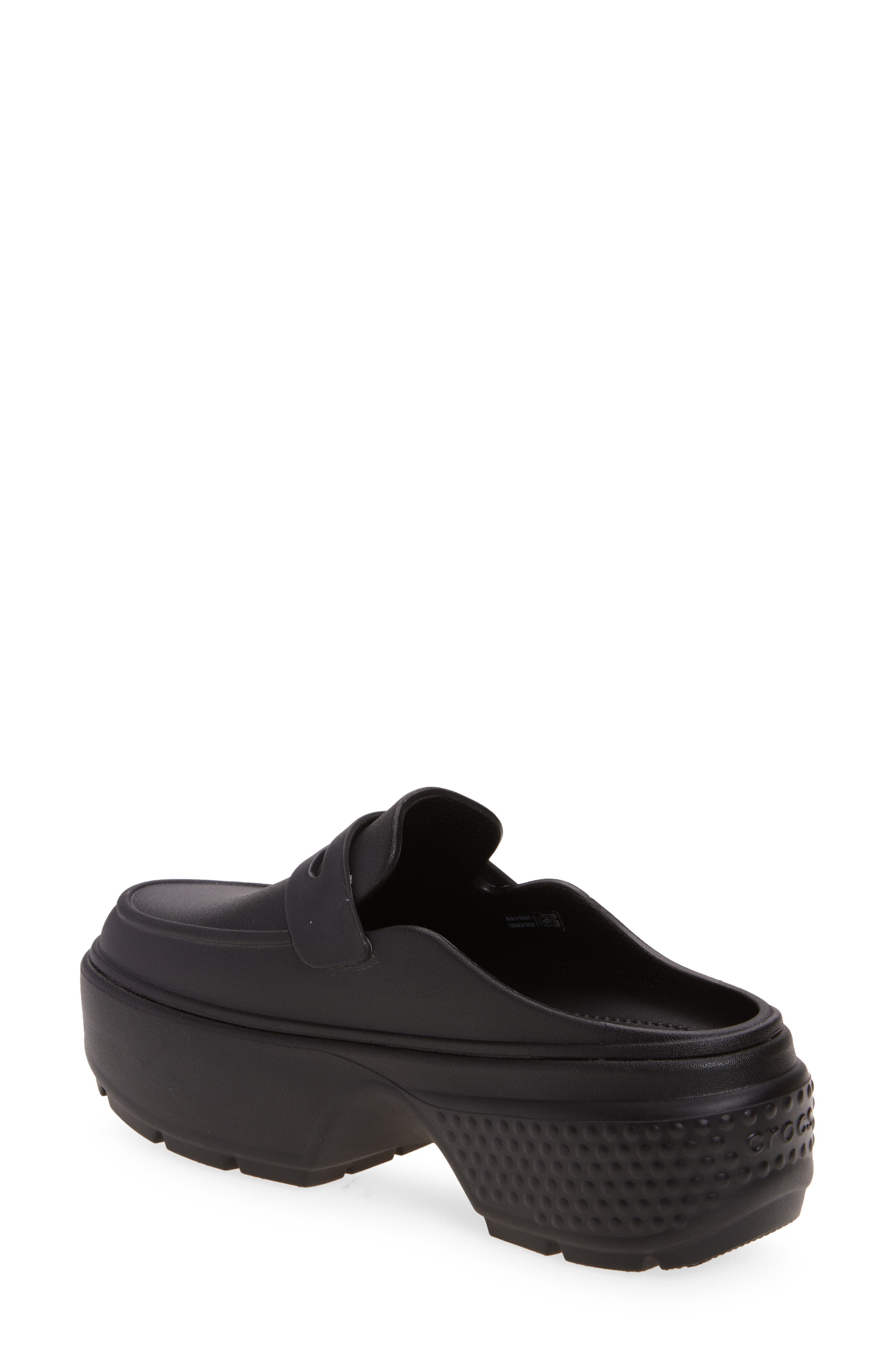CROCS Stomp Loafer, Alternate, color, Black/ Black