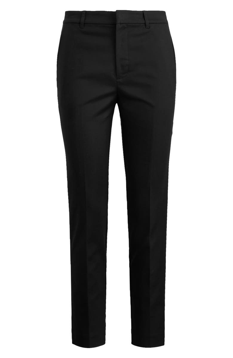 Lauren Ralph Lauren Double Faced Stretch Cotton Pants, Alternate, color, Polo Black