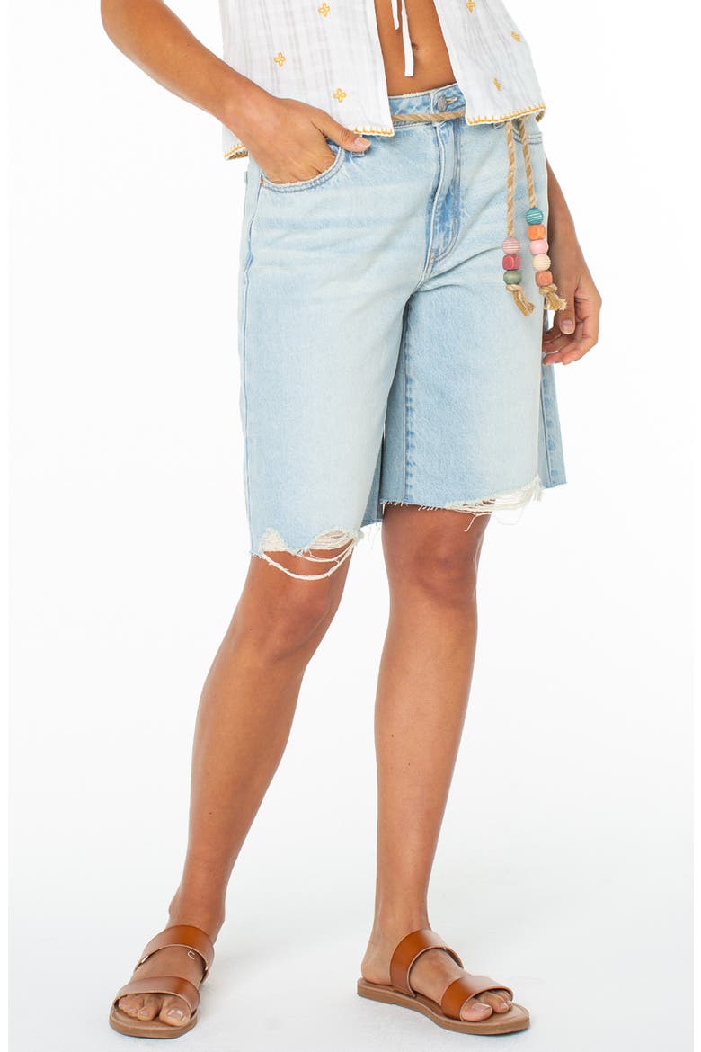 Message In a Bottle Bermuda Shorts, Main, color, OCEAN