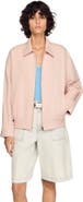 SANDRO Cotton and linen jacket