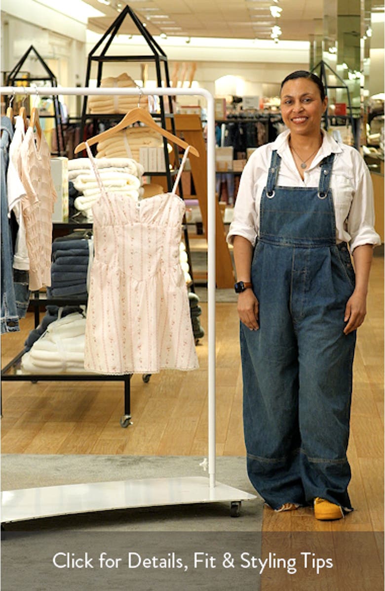 Athena Floral Print Minidress, sales video thumbnail