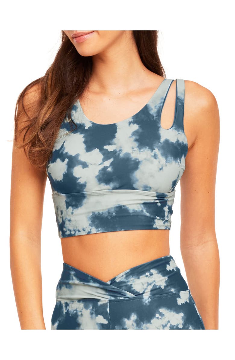 Adore Me Irma Lounge Bra, Main, color, Tie Dye Blue