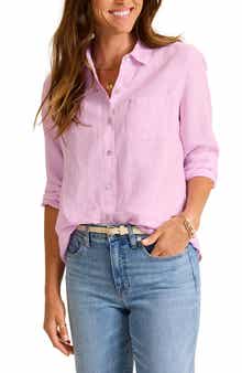 Coastalina Linen Button-Up Shirt