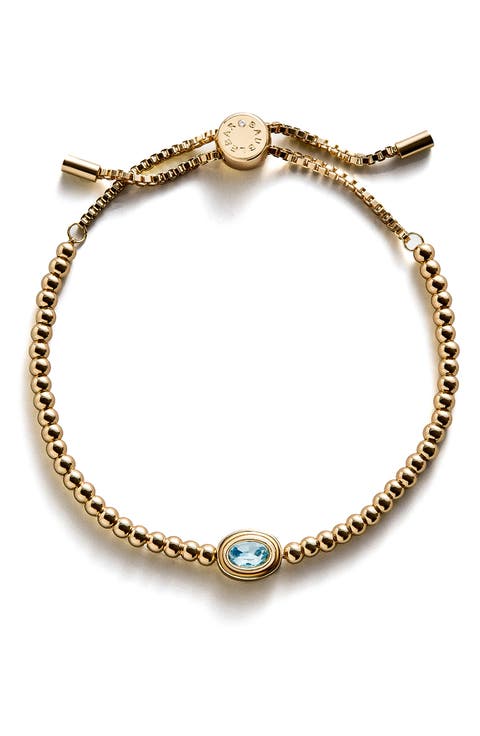 Bezel Birthstone Pisa Bracelet