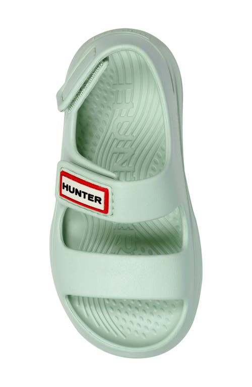 Hunter Kids' Dayan Slingback Sandal In Light Green