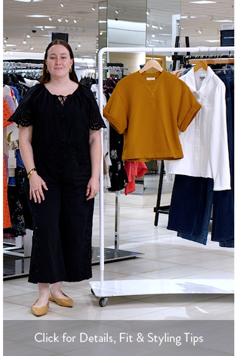 Cove Short Sleeve Cotton Sweatshirt video