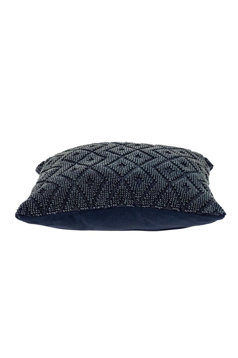 Sorrel Hand-Woven Accent Pillow, Alternate, color, NAVY