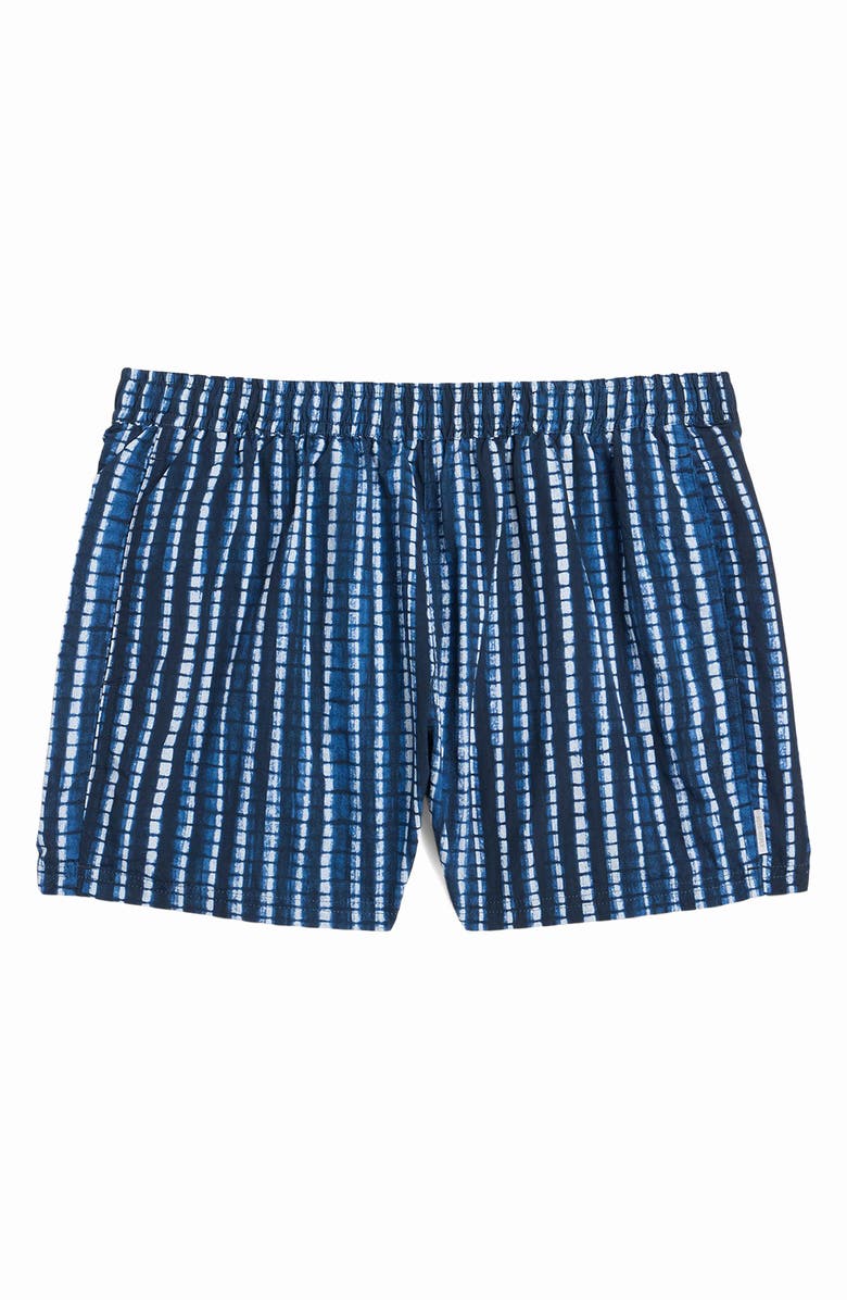 AUTO-REPLY<sup>™</sup> Print 4-Inch Nylon Swim Trunks, Alternate, color, Lapis/ Bright Blue