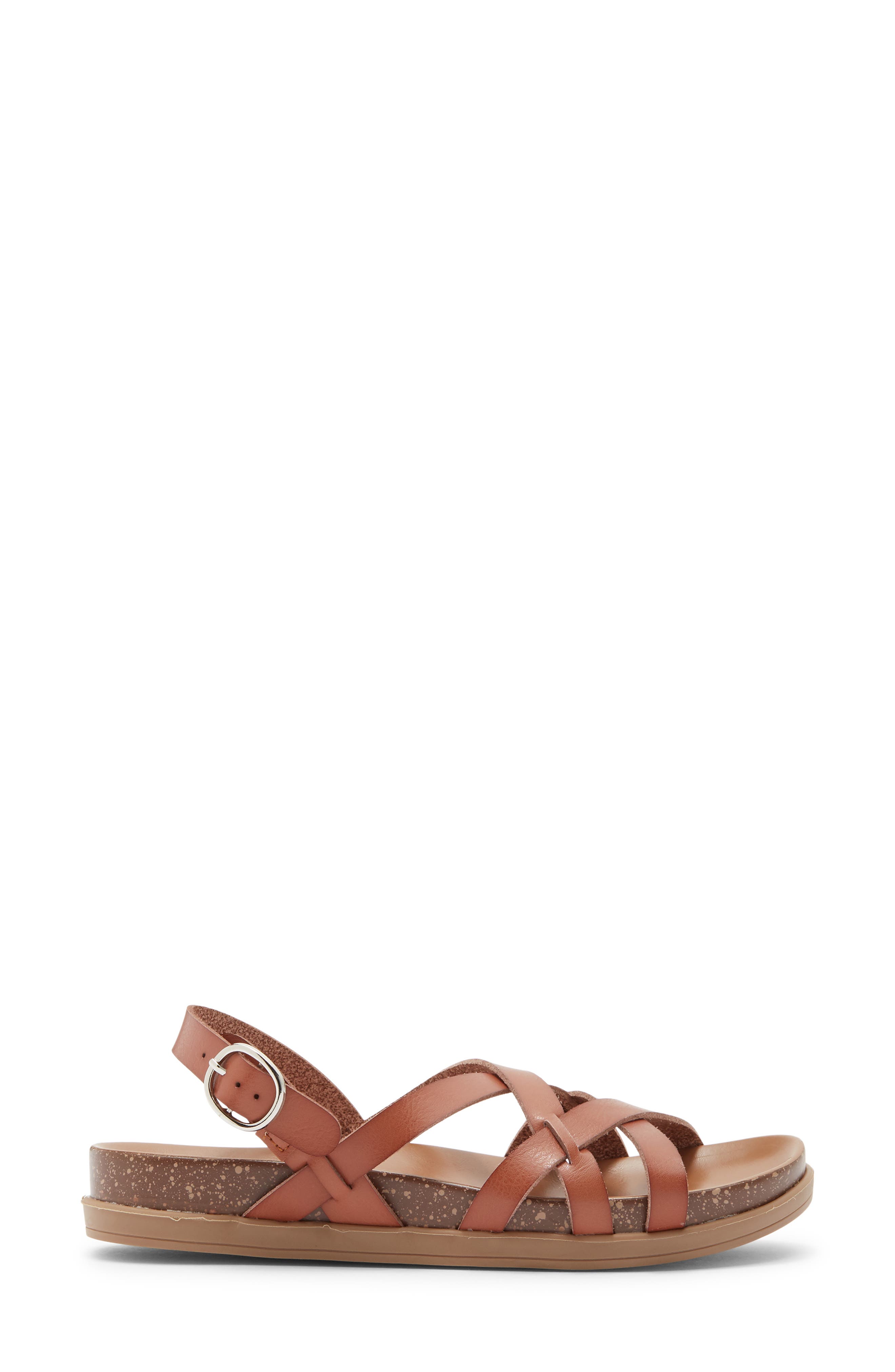 Project Cloud Faux Leather Sandal, Alternate, color, Dune