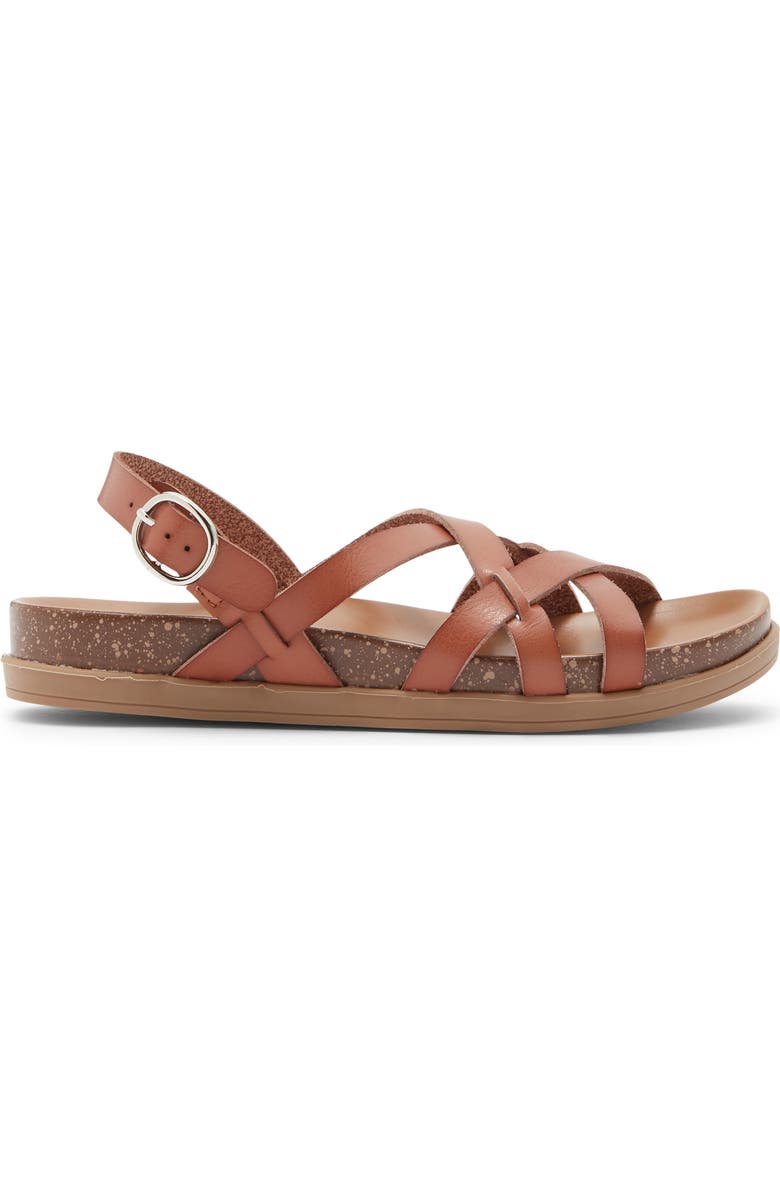 Project Cloud Faux Leather Sandal, Alternate, color, Dune