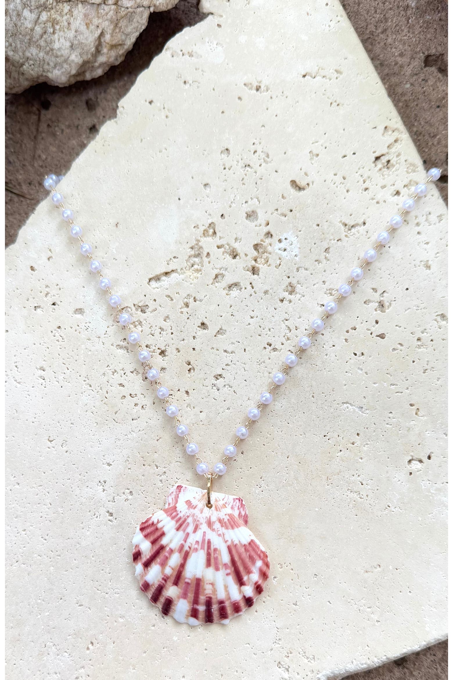 Faux Pearl Shell Pendant Necklace (Women) | Nordstromrack