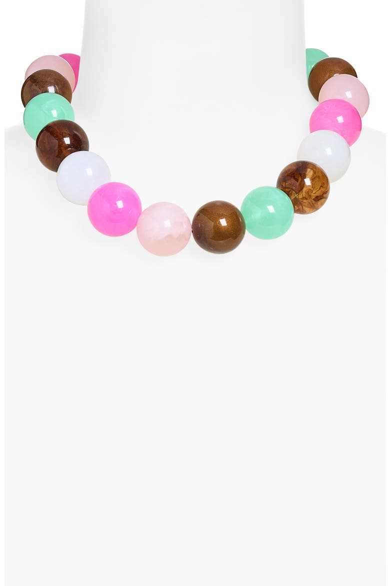 Jane Beaded Necklace, Alternate, color, BRIGHT MULTI PINK