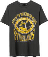 Junk Food Steelers Home Cotton Graphic T-Shirt