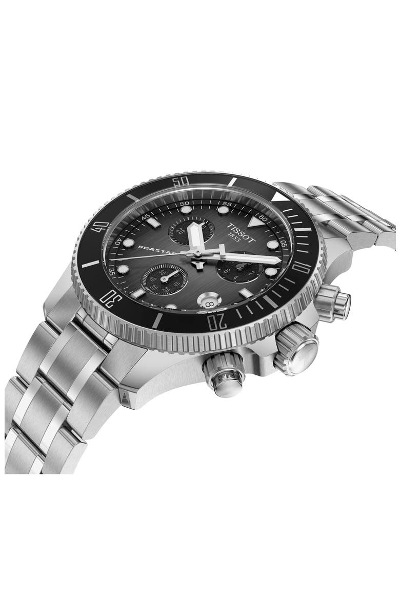 Seastar 1000 Chronograph Bracelet Watch, 38mm, Alternate, color, GREY GRADIENT