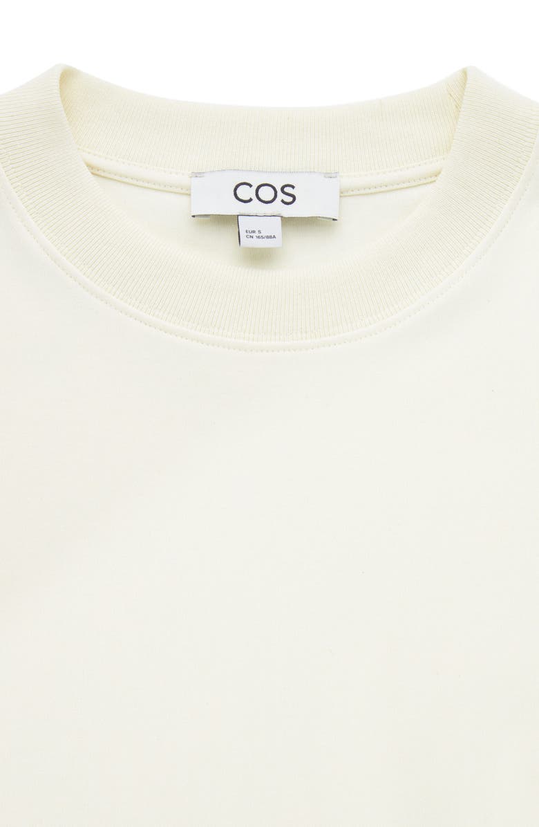 COS Slim Fit Long Sleeve Organic Cotton T-Shirt, Alternate, color, Beige Dusty Light