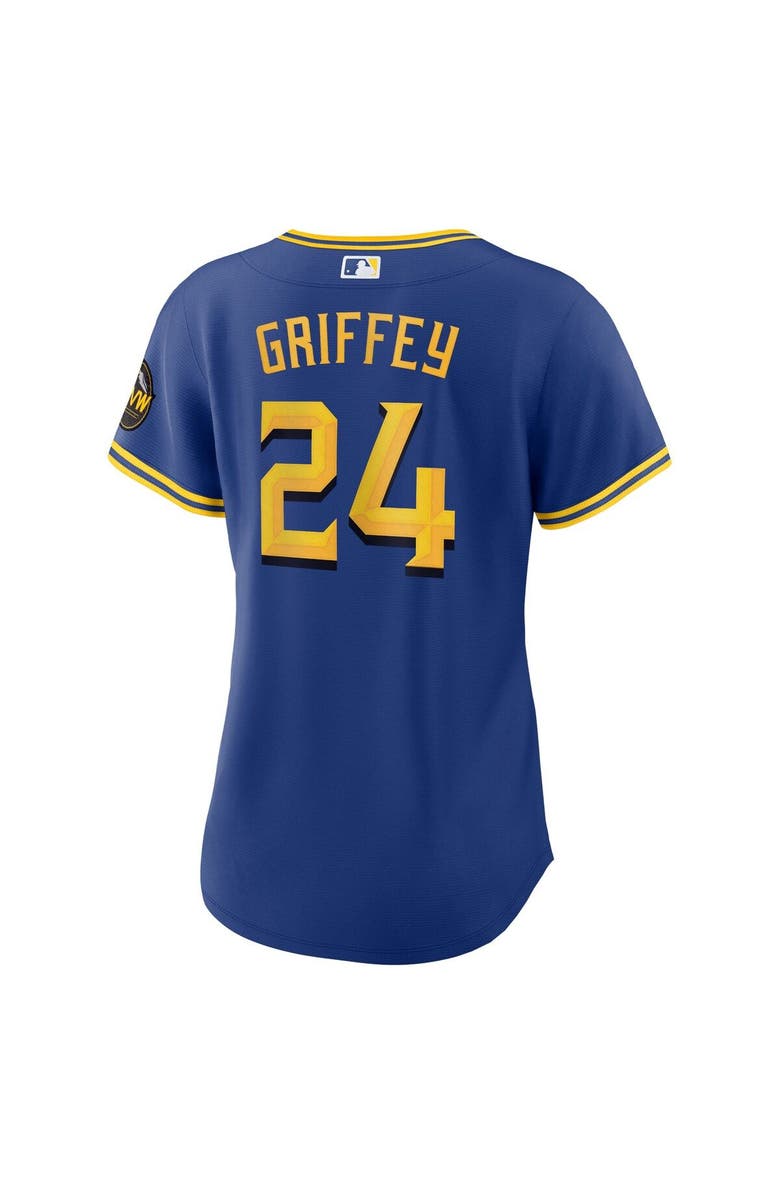 Nike Women's Nike Ken Griffey Jr. Royal Seattle Mariners 2023 City Connect Replica Player Jersey, Alternate, color, 