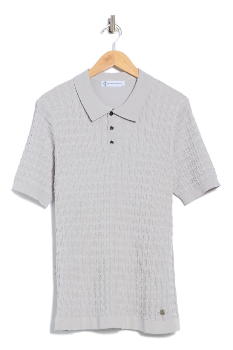 Short Sleeve Knit Sweater, Alternate, color, GREY