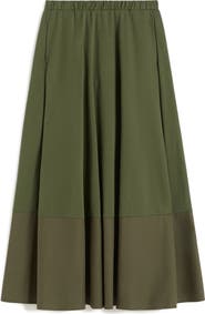 MM by Max Mara Ribes Mixed Media Maxi Dress