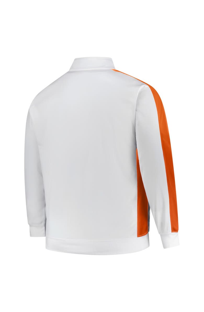 FANATICS Men's Fanatics White Cincinnati Bengals Big & Tall Tricot Full-Zip Track Jacket, Alternate, color, White