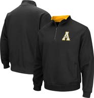 COLOSSEUM Men's Colosseum Black Appalachian State Mountaineers Tortugas Logo Quarter-Zip Pullover Jacket