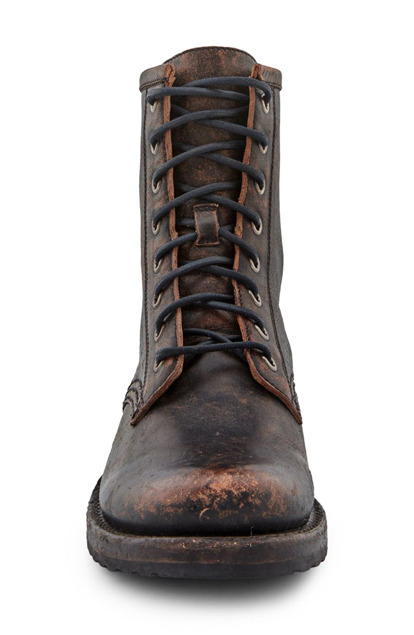 Veronica Combat Boot, Alternate, color, BLACK BLACK