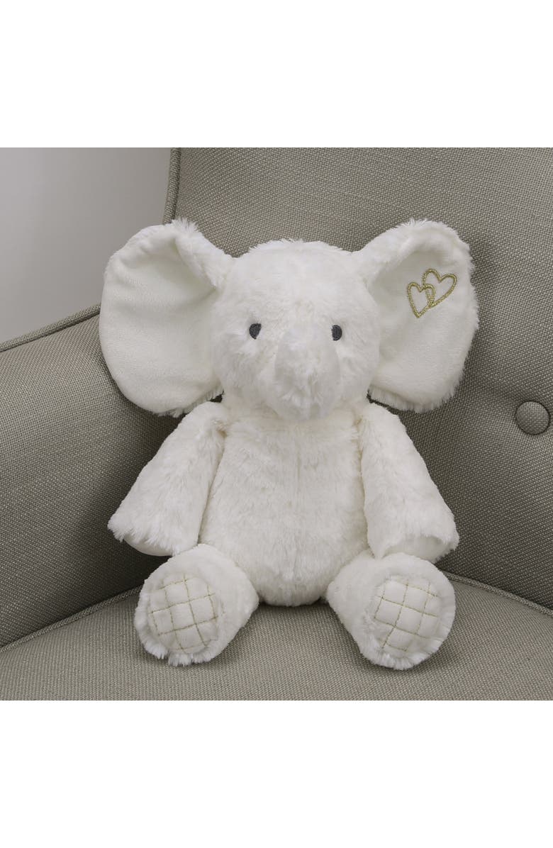 Lambs & Ivy Signature Jamboree Plush Elephant Stuffed Animal - Marshmallow, Alternate, color, White