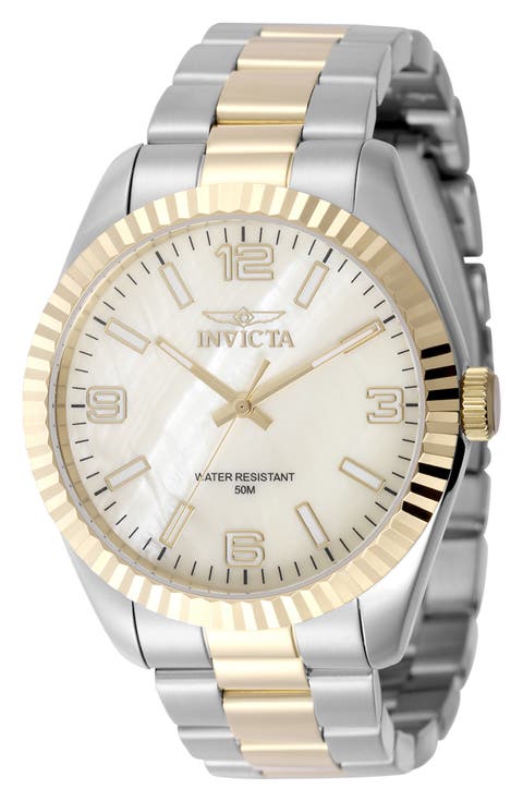 Specialty Mother of Pearl Quartz Watch, 43mm