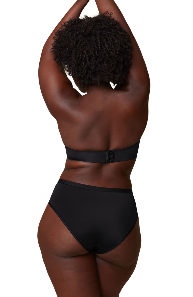 Harper Wilde Base Strapless Bra, Alternate, color, Black