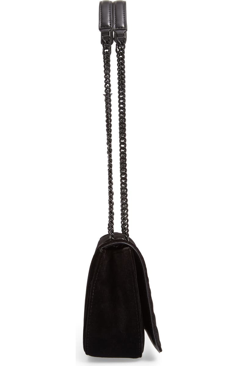 Stella McCartney Medium Velvet Star Shoulder Bag, Alternate, color,