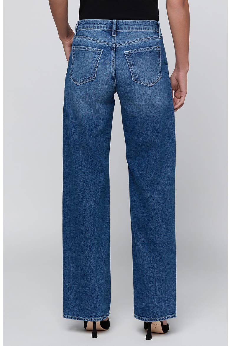 Christel High Waist Wide Leg Jeans, Alternate, color, ATLANTIS