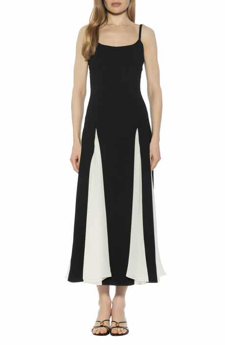 Alexia Admor Corvin Colorblock Godet Maxi Dress