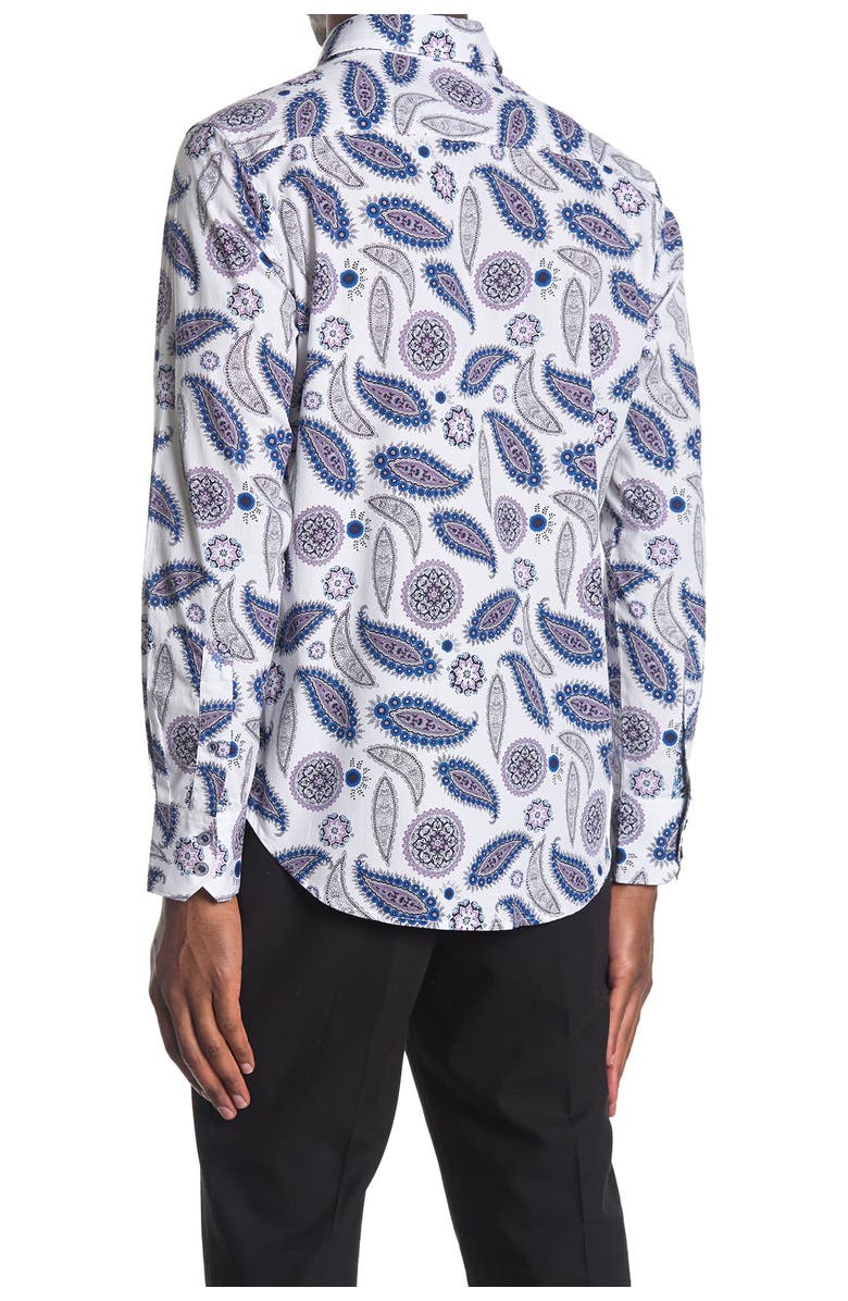 Robert Graham Pinehill Paisley Printed Regular Fit Shirt, Alternate, color,