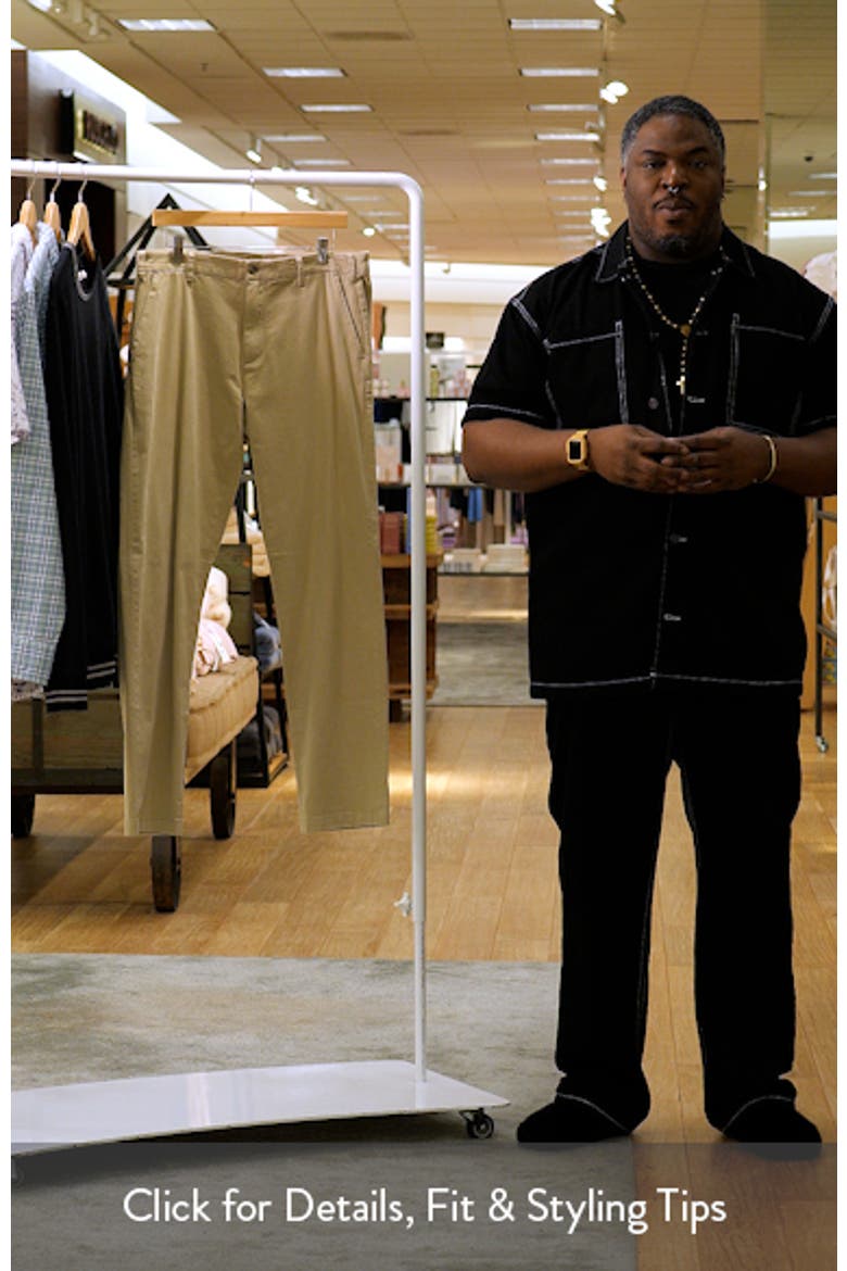 Flat Front Signature Sateen Dress Pants video