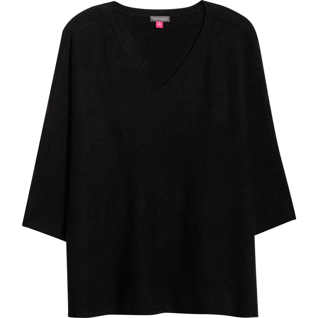 Vince Camuto Dolman Sleeve Sweater In Black