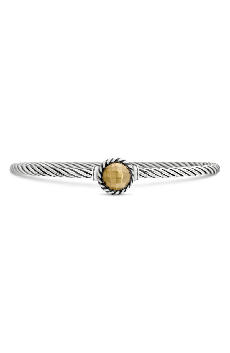 David Yurman Châtelaine Bracelet with Gold Dome and 18K Gold, Main, color,